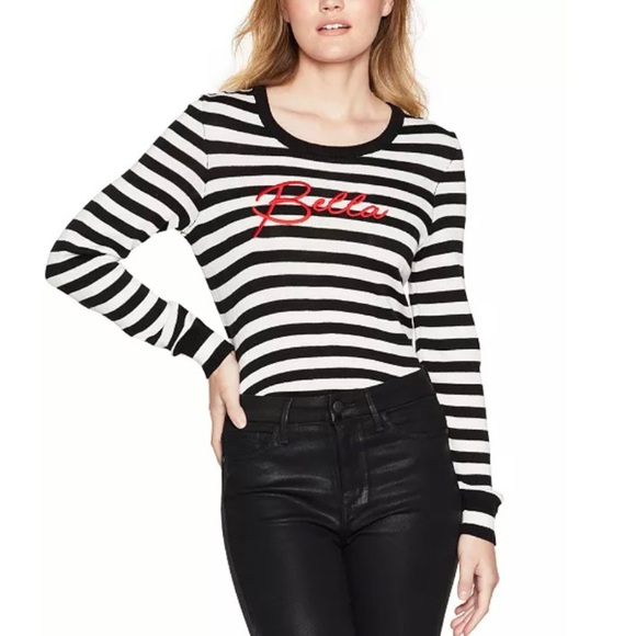 BCBGeneration Striped Long Sleeve Sweater - Picture 11 of 15